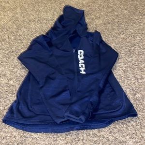 Coach jacket with hood